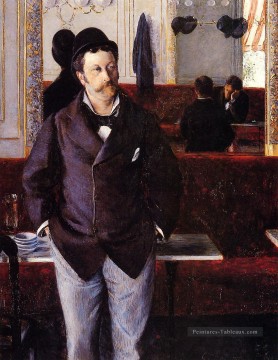 Gustave Caillebotte œuvres - Dans un café Gustave Caillebotte